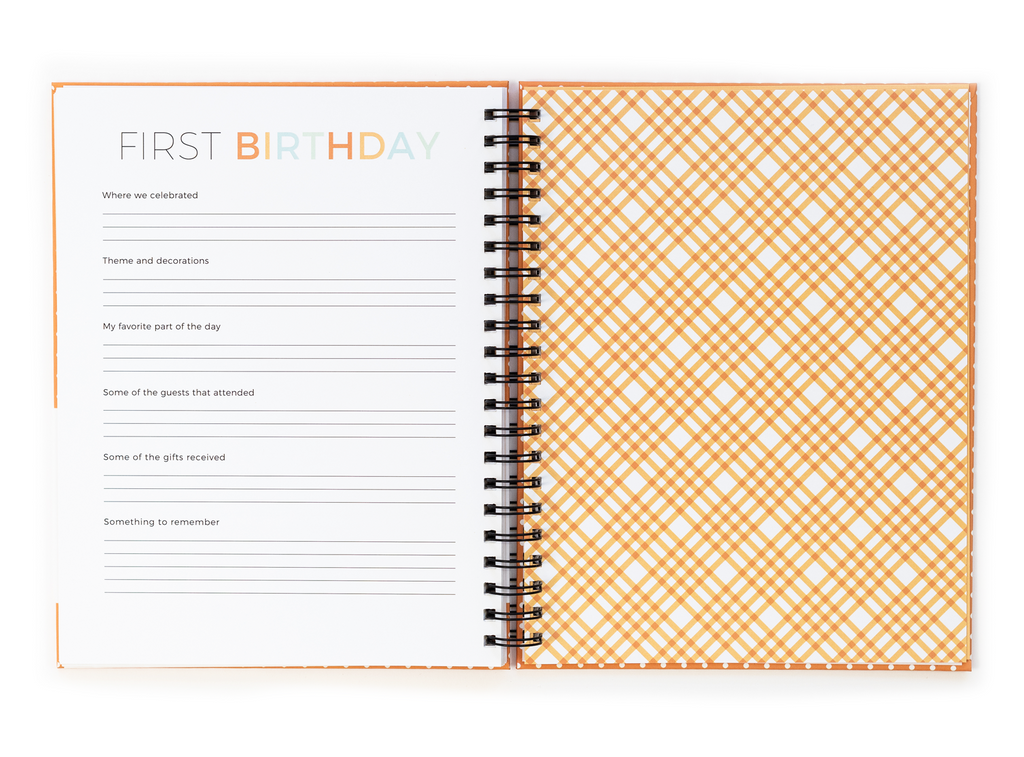 Modern Baby Book | Baby's First Year